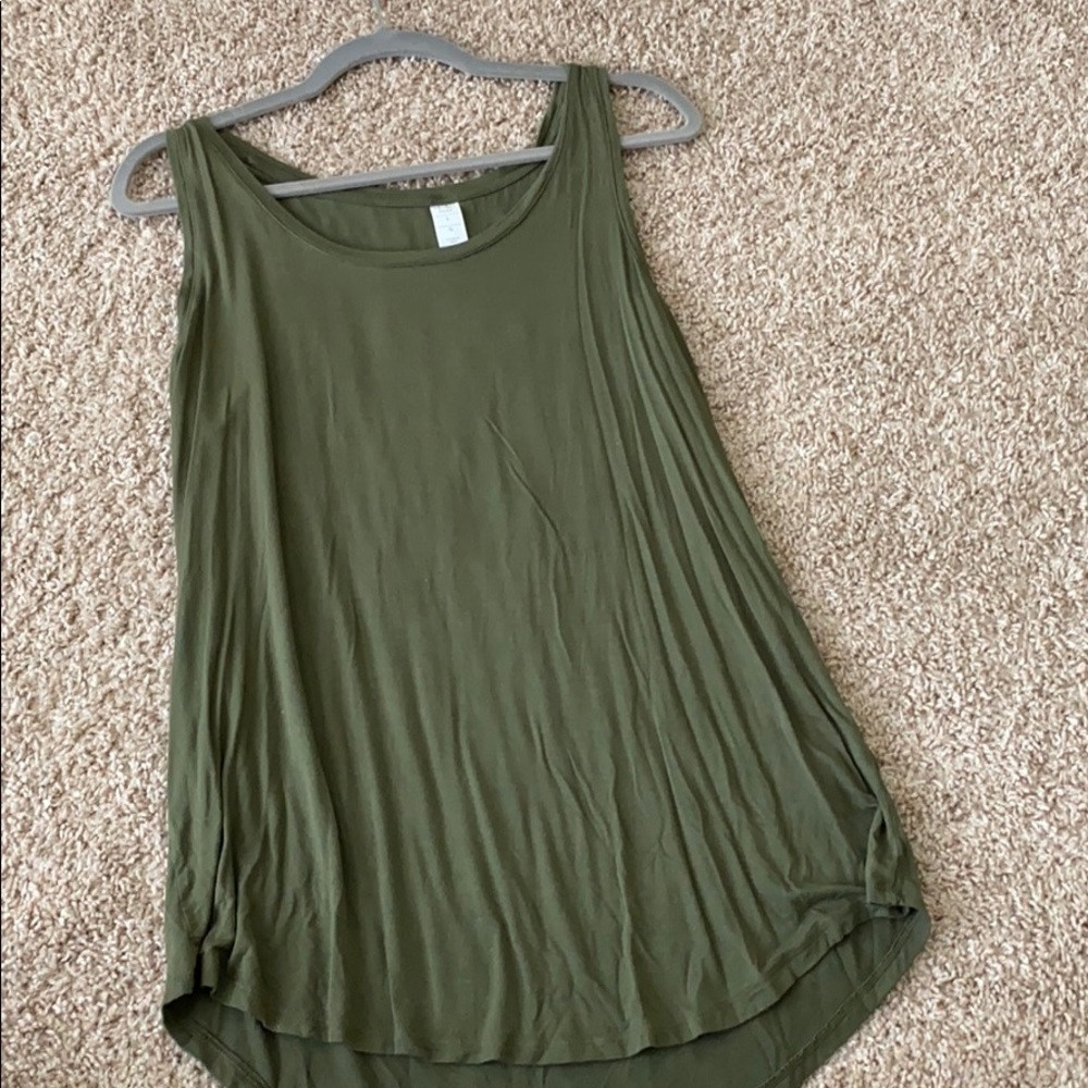 Olive Green tank top
